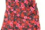 Ahagaga Floral Printed Sexy Women Chiffon Dresses Fashion One Shoulder Sleeveless Regular Casual High Split Slim Sheath Vestidos