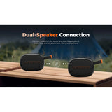 AREEVO PowerGo Wireless Speaker, IP67 Waterproof, Sound with Punchy Bass Bluetooth 5.3 24H Playtime Dual-Speaker Portable Stereo