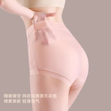 French lightweight underwear, comfortable butt-lifting, seamless extended crotch mulberry silk briefs