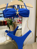 Push Up Bikinis 2025 Sexy Women Swimsuit Swimwear Female High Cut Patchwork Bikini Set Biquini Bathing Suit Swimming Suits