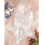 Lenceria Bra Set Transparent Erotic Hot Sexy Costume Open Bra Women's Intimates Chemise Lingerie Underwear Set Sex Bodysuits