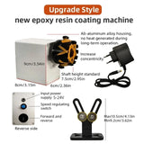 Fishing Rod Winding Machine DIY Fishing Rod Epoxy Resin Rotating Gluing Portable Fishing Rod Building Elctric-Drive Machine
