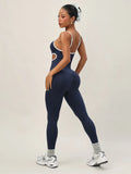 Trendy Bodysuit Sportswear Woman Gym Jumpsuits Sport Pants Seamless Woman Clothing Yoga Clothes Female Fitness Overalls Leggings