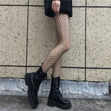Sexy High Waist Fishnet Tights for Women – Hollow Out Pantyhose, Plus Size XXXL, Black Lingerie Stockings (1PCS/3PCS)