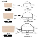 1PC Felt Insert Bag Organizer, Makeup Organizers, Liner Perfect for Brand Women's Handbags For And Cosmetic Bags〔Nest〕
