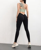 TRY TO BN Scrunch Leggings Back Butt V Yoga Pants Women Fitness Workout Gym Running High Waisted Trousers Jogging Active Tights