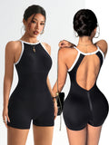 Summer Rompers Sportswear Woman Gym Combi-pants Women Jumpsuits Sport Yoga Clothes Female Fitness Overalls Shorts Bodysuit