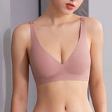 No Show Bras For Women Push-Up Bra Wire Free Brassiere Sexy Lingerie Padded Underwear Plus Size Sleepwear Bra Intimates S-3XL