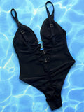 Scrunch Butt Criss Cross Backless Female Swimwear One Piece Swimsuit Women Monokini V Neck High Cut Bathing Suit Swim Bodysuit