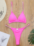 New Sexy Mini Bikini Female Swimsuit Women Swimwear Two-Pieces Bikini Set Sequins Padded Bather Bathing Suit Swim Lady V2043P