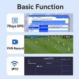 For Europe H.265 DVB-T2&C TV Decoder HD 1080P Mini TV Tuner HEVC 10Bit U8mini Digital Terrestrial Receiver Support WiFi
