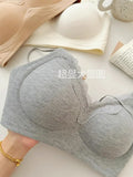 Wirefree Bra for Small Boobs Push Up Padded Strappy Summer Bralette Seamless Comfort Daily Wear Lightweight Thin Straps Lingerie