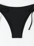 Halter Bandeau Bikinis 2026 Women Sexy Swimsuit Solid Padded High Waist Swimwear Female Bathers Bathing Swimming Swim Suit
