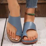 Lightweight Clip Toe Wedge Heel Slippers Women Plus Size 43 Thick Bottom Casual Sandals Woman Outdoor Platform Summer Sandles