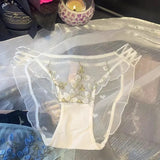 Women's low-waist underwear transparent breathable quick-drying girl's briefs
