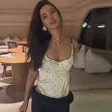 Sexy polka dot camisole for women, 2026 spring/summer design, slim-fit outerwear bodysuit JOXC