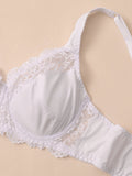 Bras For Womens Lingerie BH Tops Elegance Lace Bras Sexy Underwear Underwire Support Plus Size Brassiere Leisure A B C D E Cup
