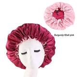Newly Women's Satin Solid Sleeping Hat Night Sleep Cap Hair Care Bonnet Nightcap For Women Men Unisex Cap bonnet