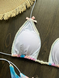 Micro Bikinis 2025 Sexy Women Swimsuit Swimwear Female Thong Bikini Set Biquini Bathing Suit Print Swimming Suits Beachwear