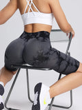 Women Sports Pilates tie-dye Leggings Woman Gym Legging Seamless Yoga Shorts w/Tummy Control Women's Shorts Fitness Female Cloth
