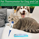 FREEPOWER Thermometer for Medical Purposes Reusable with Flexible Tip for Poultry Houses Clinic Diagnosis for Pet Use