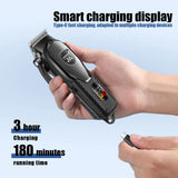 1/2/3/5-Piece Cordless Professional Men's Grooming Set Cordless Rechargeable hair Shaver trimmer Portable PrecisionTools