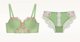 MOYISU Light Luxury Japanese Sweet Push-Up Bralette for Small Chest Women, Summer Thin Sexy Lingerie Pure Desire Underwear