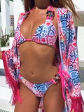 2025 Snake Print Halter Crystal Diamond Bikini Women Swimsuit Female Swimwear Two pieces Bikini set Bather Bathing Suit Swim