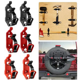 2-4PCS Tool Fixing Bracket Wall Mounting Bracket Shovel Ax Quick Release Clamp Shovel Bracket Car RV Boat Home Accessories