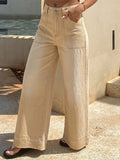 European and American style 2026 women's jeans wide leg pants jeans pants trousers