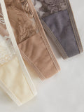 3Pcs/Set Women Sexy Floral Lace Thong Panties Low Waist Hollow Lace Sexy Lingerie Adjustable Thin Strap Underwear