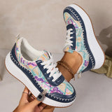 Punk Mixed Color Platform Sneakers for Women 2025 Fashion Thick Bottom Vulcanized Shoes Woman Cozy Non Slip Walking Shoes 43