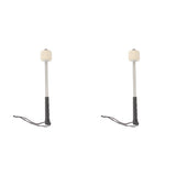 Bass Drum Mallet Professional Marching Bass Felt Head Drumsticks with Hanging Rope Timpani Metal Drum Sticks Musical Instrument