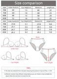 2-piece women's lingerie set with sexy ultra-thin lace and steel rims, push up bra with low waist seamless thong YS2451