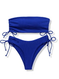 Sexy Bandeau Bikinis 2025 Women Brazilian Swimwear Female Swimsuit Two Pieces Bikini Set Bather Bathing Suits Girls Beach Wear