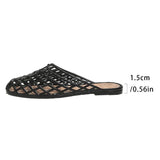 2025 New Women Fashion Slippers Summer Platform Shoes Soft PVC Slip-on Sandals Breathable Cut-out Ladies Beach Street Slides