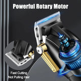 hiena Kemei Hair Trimmer Hair Clipper Professional Barber Trimmer Electric Shaver Hair Cutting Machine Rechargeable Trimmer Men
