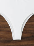 2026 Halter Swimsuit One Piece Solid Hollow Swimwear Women Sexy Bathers Bathing Swimming Swim Suit Female Beachwear