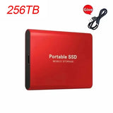 External Hard Drive High Speed Hard Disk 256TB USB3.1 Portable 128TB for Pc/Laptop/Mac/Phone Solid State Disk