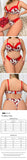 Plus Size Rose Red Sexy Lingerie Set, Hollow Out Push-up Full Bust Support Bra