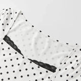 2026 Summer Women Lace Trim T-shirt Square Neck Short Sleeve Slim Fit Cropped Tops Trendy Daily Casual Retro Shirts