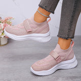 Shiny Crystal White Platform Sneakers Women Comfort Knitted Breathable Walking Shoes Woman Casual Non-Slip Sport Shoes Ladies