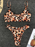 2026 Sexy Leopard Brazilian Bikini Female Swimsuit Women Swimwear Two Pieces Bikini Set High Cut Push Up Bathing Suit Swim Lady