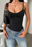 Phantasy Fashion Pink Bodysuit Women Casual Yellow Camisole Lady Y2K Solid Color Bodycon Onesie 2026 Summer Top Women Clothing