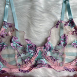 Women's Clothing Sets Erotic Woman Sexy Lingerie Sexy Women Underwear Set See-through Lingrie Femme Bra and Thongs to Set Bras