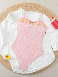 2026 Strappy Printed One Piece Swimsuit Women Sexy Hollow Swimwear Female Solid Bathers Bathing Swimming Swim Suit Beachwear