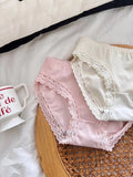 Anime Bralette Set Japanese Lace Bra Wireless Small Bust Women Sexy Triangle Cup Seamless Comfort Spring Summer MOYISU Sexy Bras