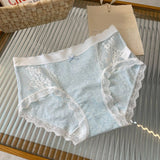 2026 Womens Cotton Lace Pretty Underwear Hipster Stretch Breathable Thongs Plus Size Briefs Woman Panties трусы женские 부부생활 속옷
