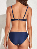 Push Up Bikini Set 2026 Women Underwire Swimsuit Solid Swimwear Female Bathing Suit Bathers Swimming Summer Beachwear