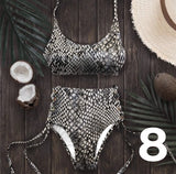 Bandage Bikini Sport Swimwear Women Swimsuit High Waist Bikini Set Push Up Maillot De Bain Femme Beachwear 2026 Bathing Suit